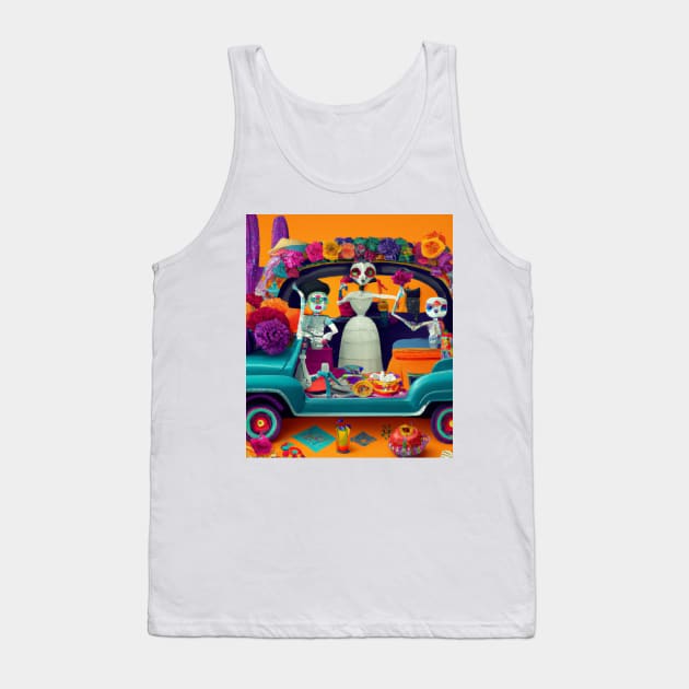 Day of the Dead Memorial to a Bride Tank Top by JohnCorney